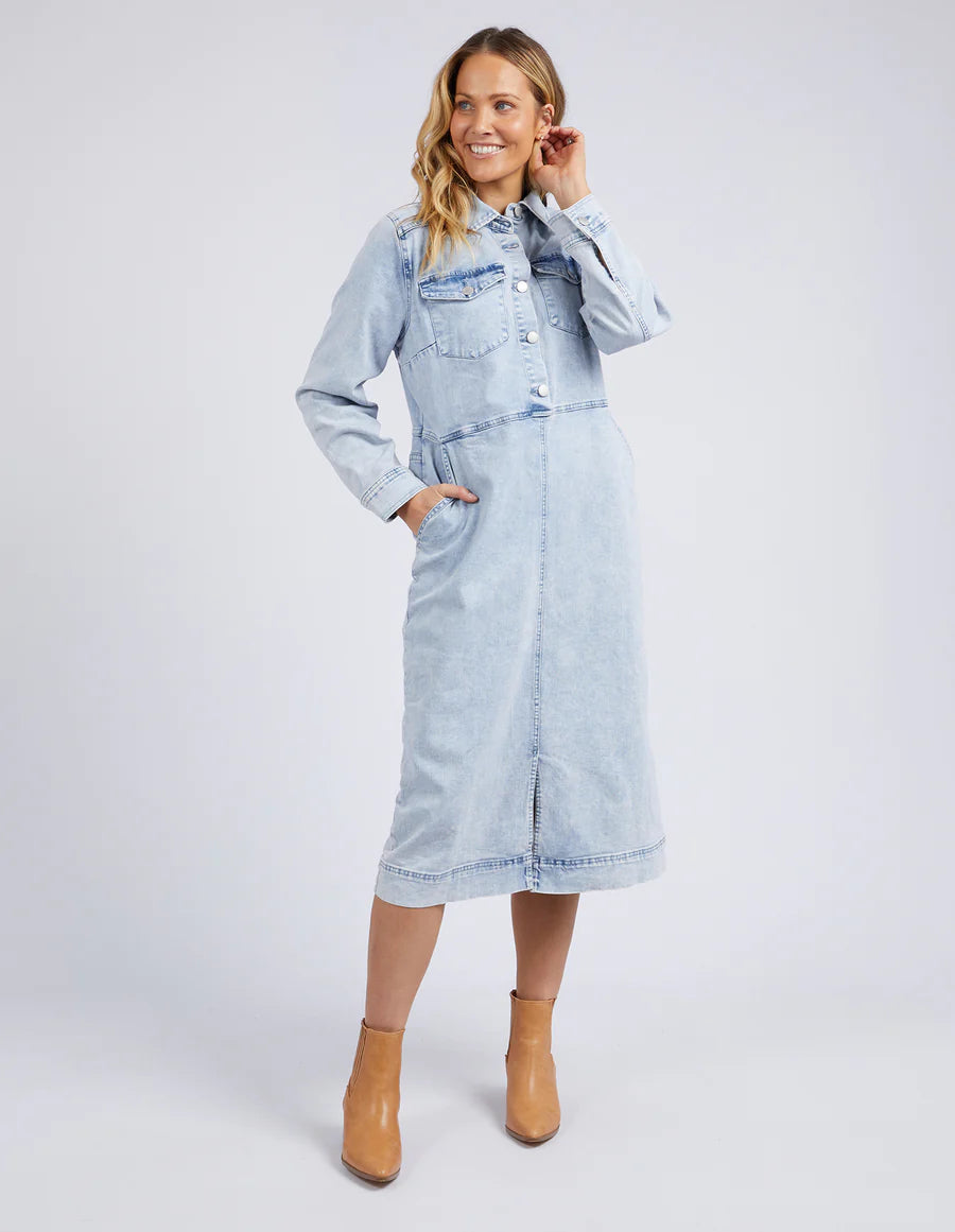 FOXWOOD Kara Dress - Dressed Washed Blue