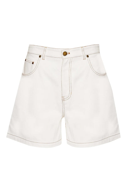 GIRL AND THE SUN Gypsy Shorts - Ivory