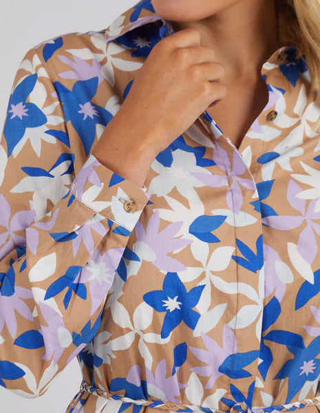 ELM Marguerite Shirt Dress - Floral Print