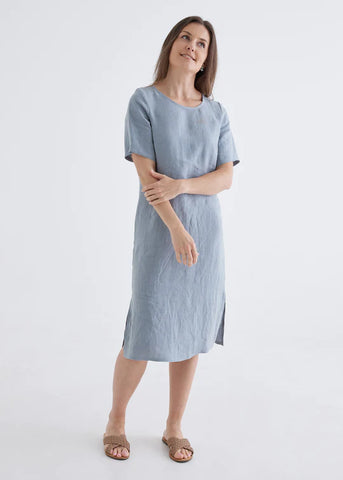DEVINA LOUISE Lucy Dress - Dove Blue