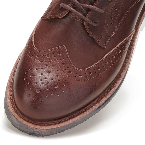 ROLLIE Brogue Rise Vintage Mocha - Brown