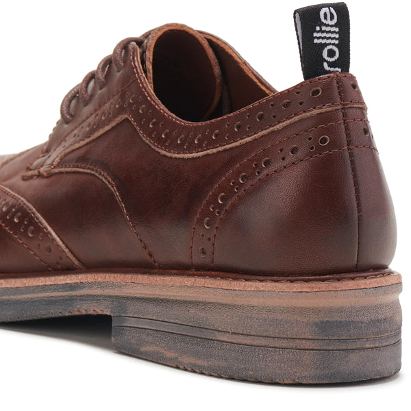 ROLLIE Brogue Rise Vintage Mocha - Brown