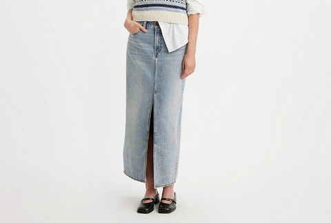LEVI'S Women's Ankle Column Skirt