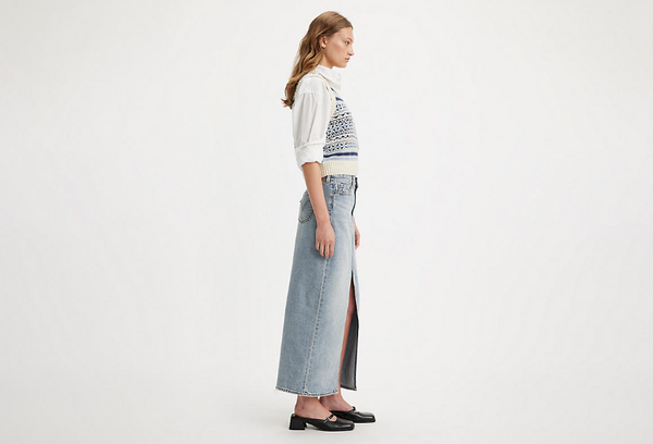 LEVI'S Women's Ankle Column Skirt