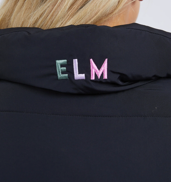 ELM Longline Puffer Vest - Black