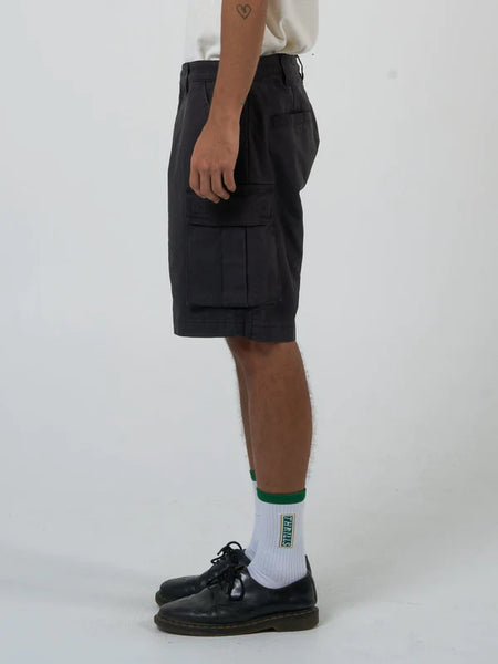 THRILLS Century Slacker Cargo Short - Black