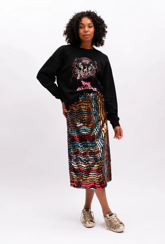 WE ARE THE OTHERS Sonia Sequin Skirt - Aurora