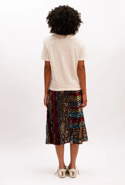 WE ARE THE OTHERS Sonia Sequin Skirt - Aurora