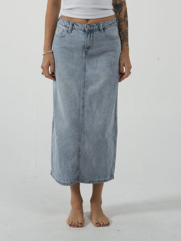 THRILLS Frankie Skirt - Ash Blue