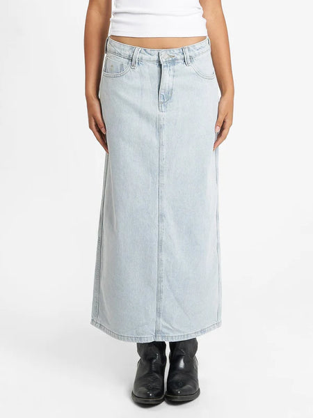 THRILLS Frankie Skirt - Faded Dust Blue