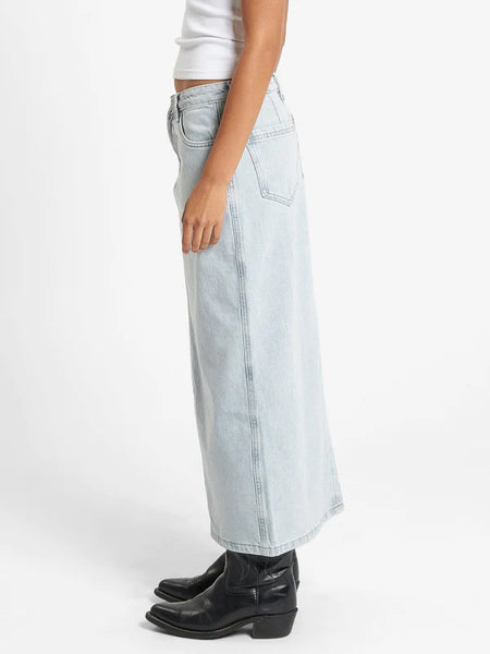 THRILLS Frankie Skirt - Faded Dust Blue