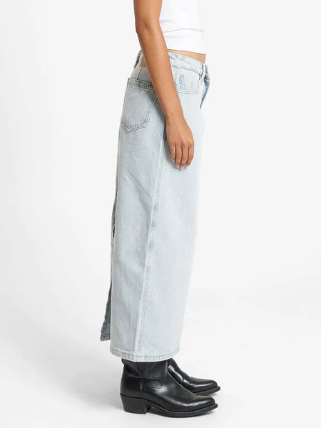 THRILLS Frankie Skirt - Faded Dust Blue