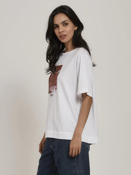 THRILLS Prefix Box Fit Tee - White