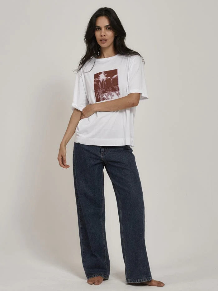 THRILLS Prefix Box Fit Tee - White