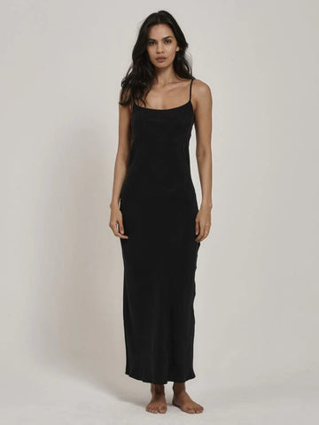 THRILLS Naomi Slip Dress - Antique Black