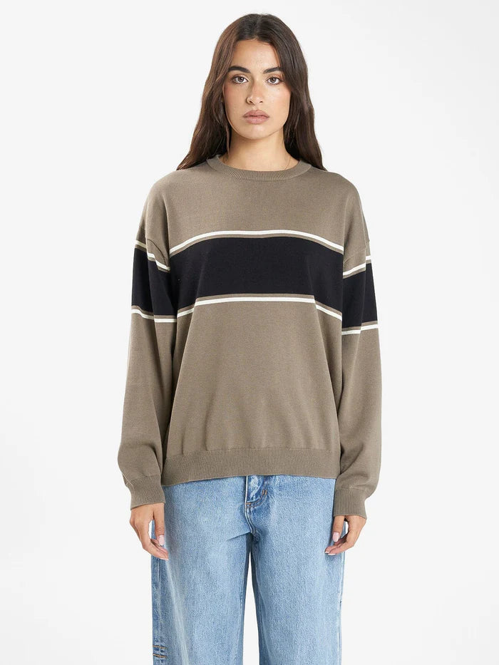 THRILLS Emblem Slouch Knit - Canteen