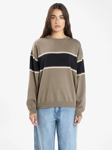 THRILLS Emblem Slouch Knit - Canteen