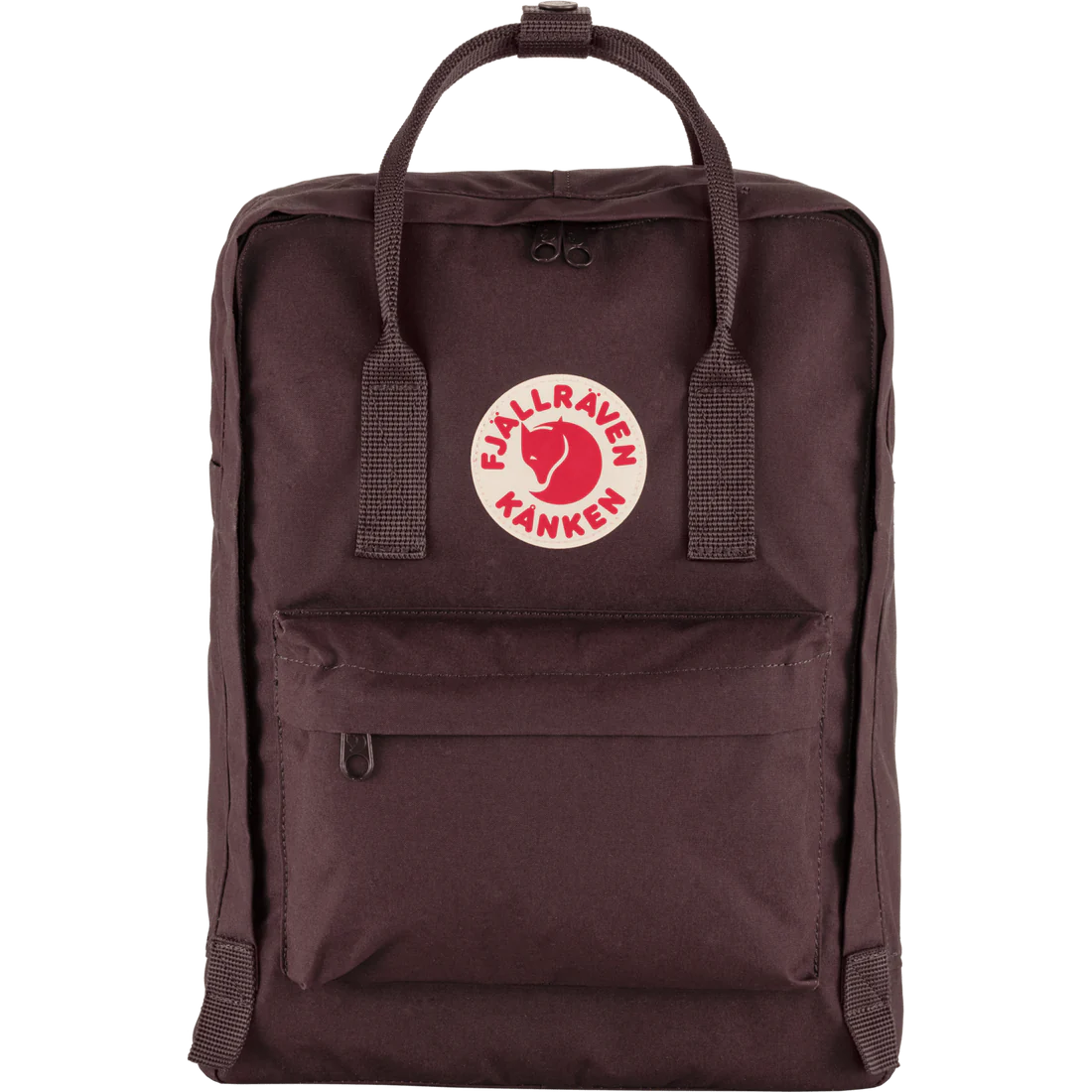Kanken black with red straps shop