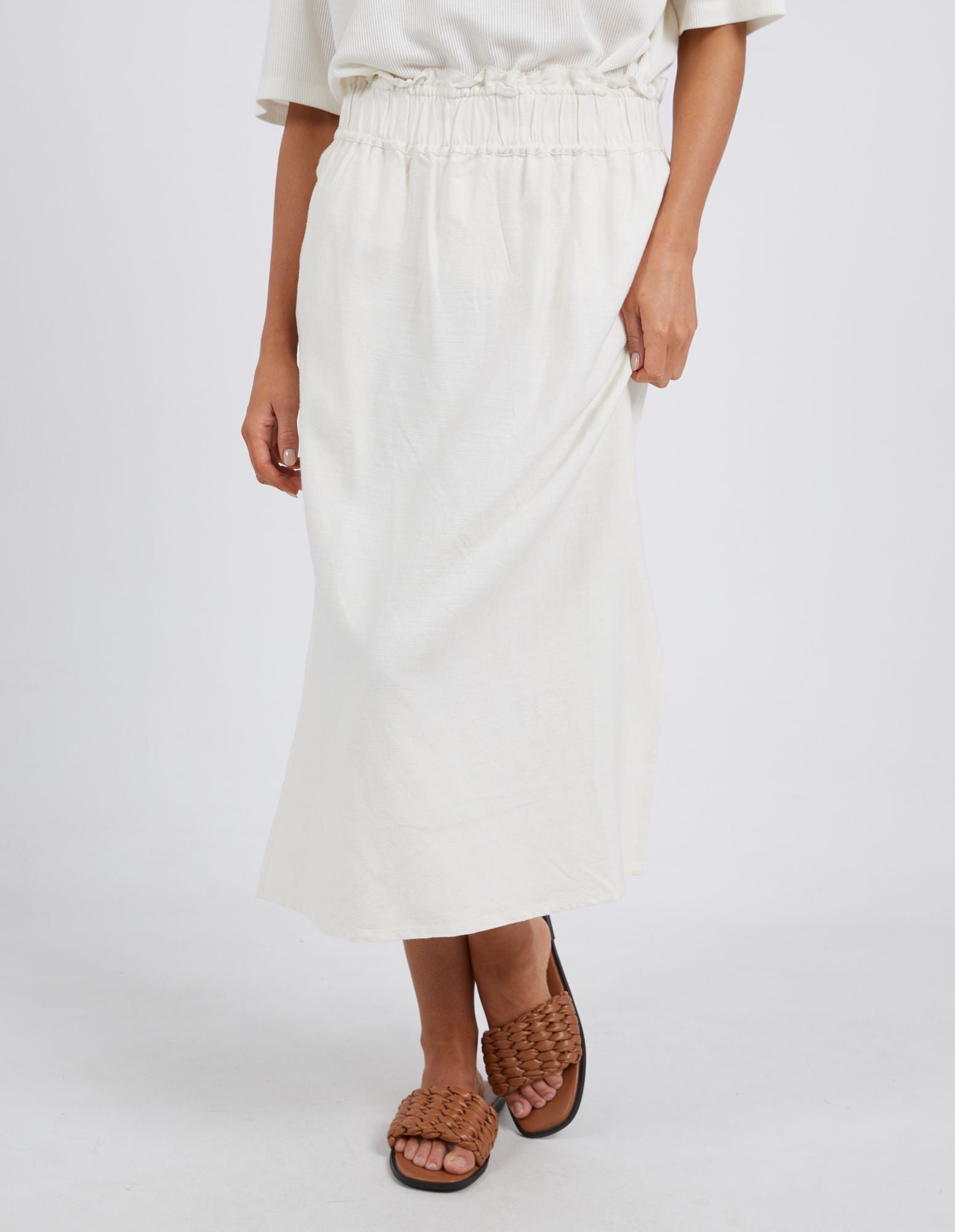 ELM Clem Midi Skirt  - Toasted Coconut