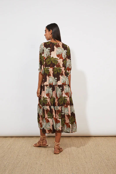 HAVEN Cayman Tiered Maxi - Palms