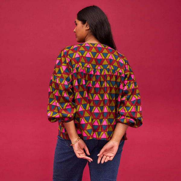 SAGE x CLARE Pirro Blouse