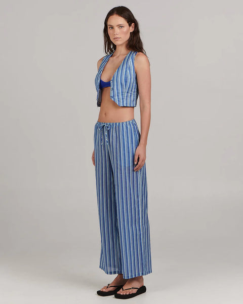 CHARLIE HOLIDAY Emma Pant - Sea Stripe