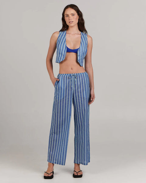 CHARLIE HOLIDAY Emma Pant - Sea Stripe
