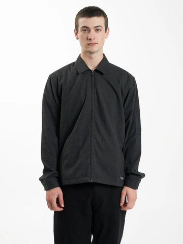 THRILLS Jacob Plaid Jacket - Black