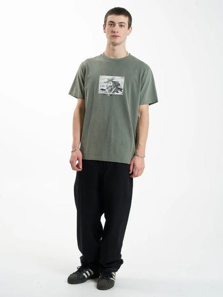 THRILLS Gravitating Naturally Merch Fit Tee - Thyme