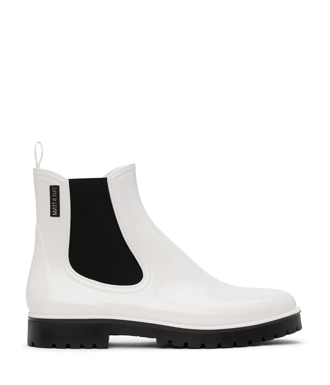 MATT & NAT Laney Brushed Rainboot - white