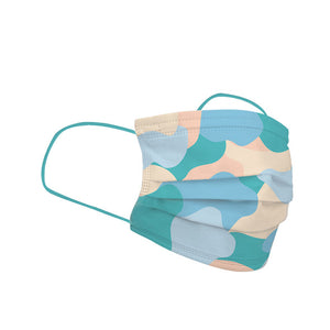 SHIELD UP STUDIO Disposable Face Mask - Palette - Beachfront - 5 Pack