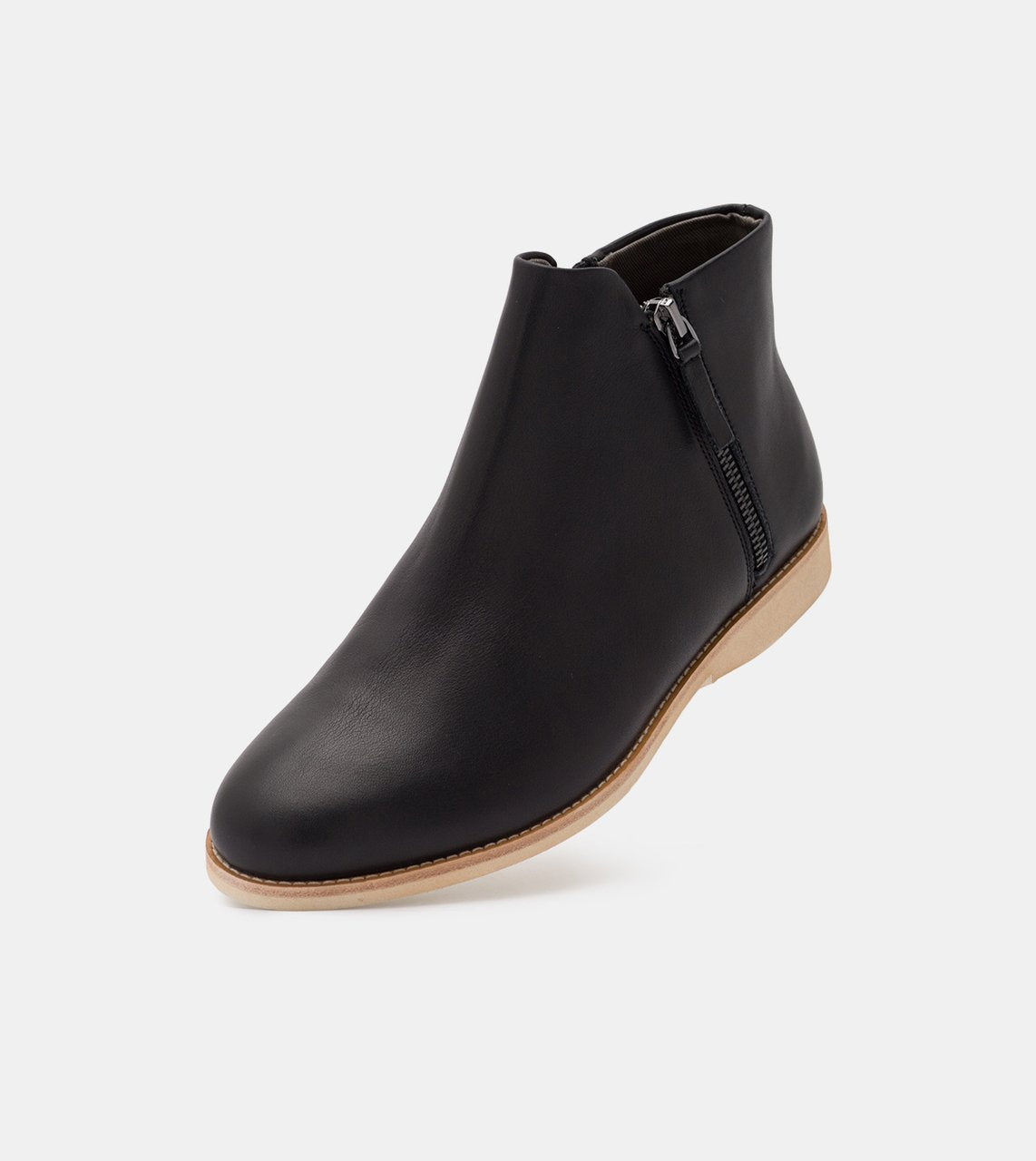 ROLLIE Side Zip Boot Black Leather 2.0