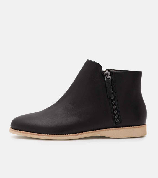 ROLLIE Side Zip Boot Black Leather 2.0