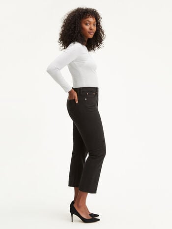 LEVI'S Wedgie Straight Jeans - Black Sprout