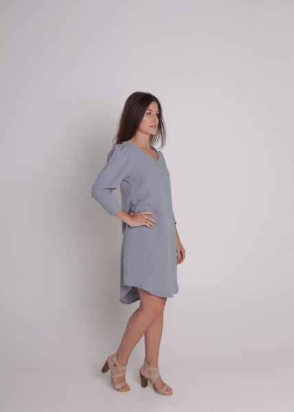 DEVINA LOUISE Blossom Dress - Dove Blue