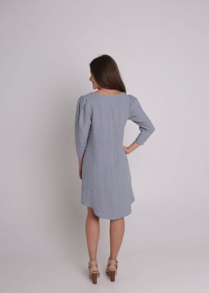 DEVINA LOUISE Blossom Dress - Dove Blue