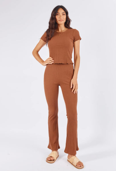 GIRL AND THE SUN Sophie Flared Pants