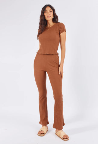 GIRL AND THE SUN Sophie Flared Pants