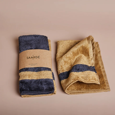 SAARDE Microfibre Cotton Cloths - Set of 2