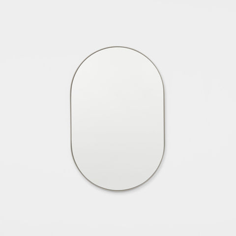 MIDDLE OF NOWHERE Bjorn Oval Mirror - Dove
