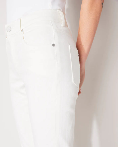 Jac and Mooki Essential Straight Leg - Off White