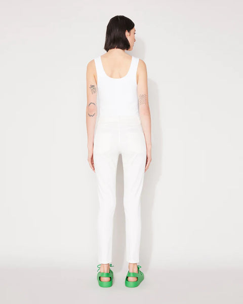 Jac and Mooki Essential Straight Leg - Off White