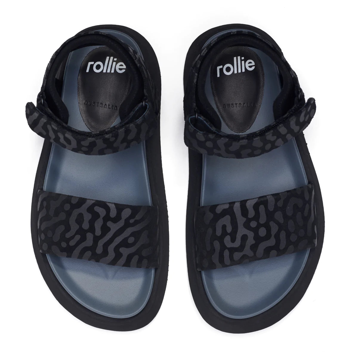 ROLLIE Acme Sandal Black Terrain