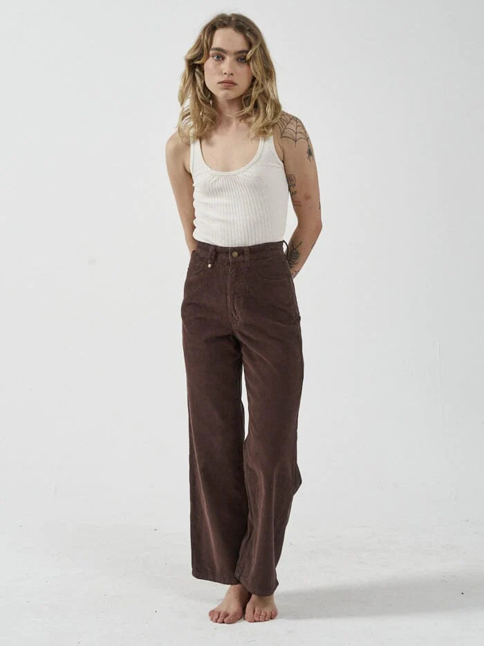 THRILLS Holly Cord Pant - Postal Brown