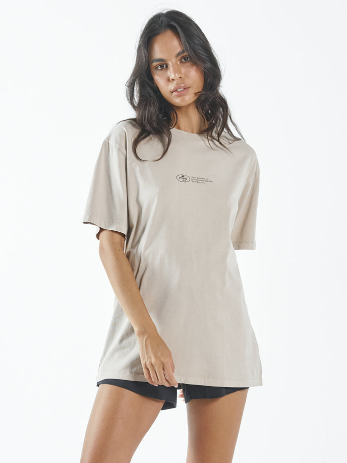 THRILLS Company Alignment Merch Fit Tee - Aged Tan