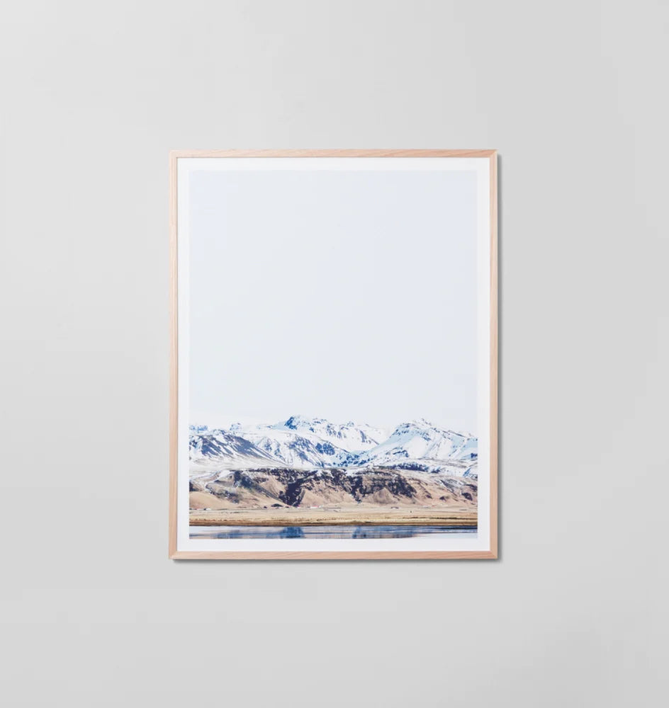 MIDDLE OF NOWHERE - Mountain Edge Framed Print
