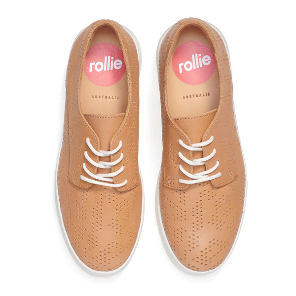 Rollie Derby City Maze Soft Tan/Rose Gold