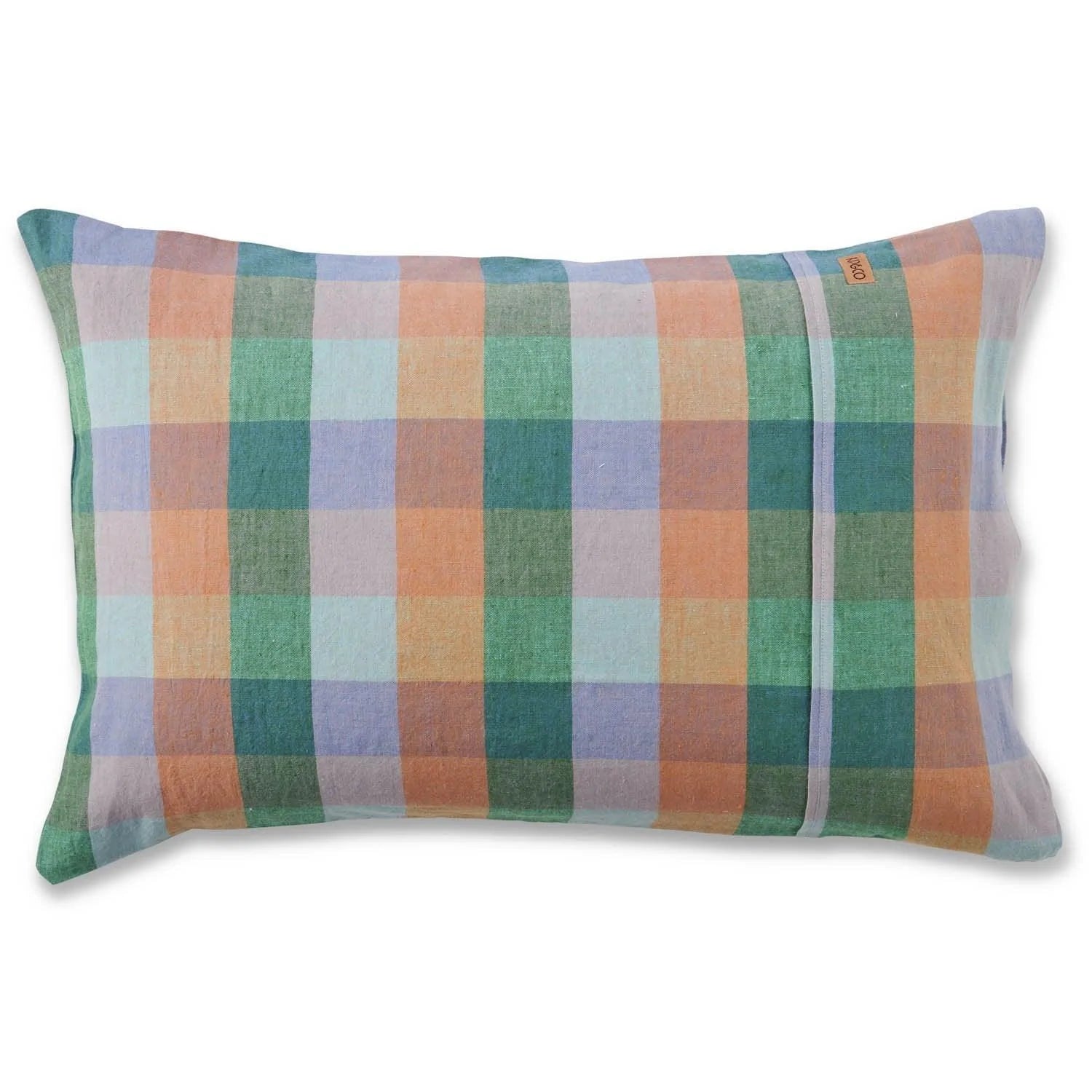 KIP & CO Linen Pillowcases - Skyline Tartan