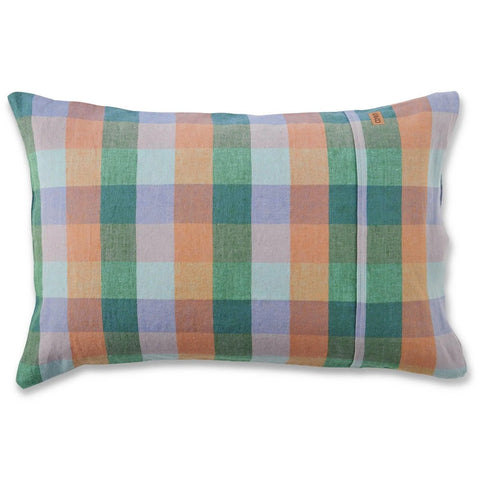 KIP & CO Linen Pillowcases - Skyline Tartan